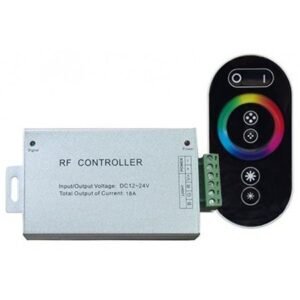 Controller banda LED RGB cu touch 12V/24V 3AX4 144W V-TAC SKU-3312