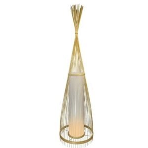 Lampa podea din rattan soclu E27 100CM V-TAC SKU-40571