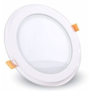 Corp iluminat LED rotund incorporabil 18W 6000K alb rece, sticla V-TAC SKU-4759