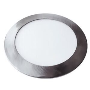 Panou LED slim rotund 24W 4000K – nickel V-TAC SKU-6356