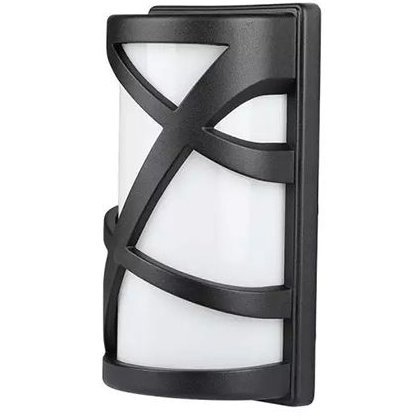 Corp iluminat gradina prindere perete soclu E27 – negru mat V-TAC SKU-7064