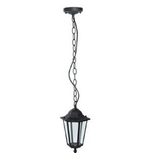 Pendul exterior IP44 E27, negru mat V-TAC SKU-7072