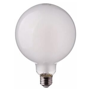 Bec LED G125 E27 7W cu filament 6400K alb rece sticla mata V-TAC SKU-7190