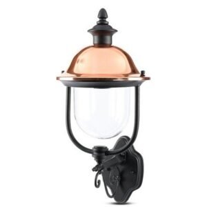Lampa de gradina montaj perete soclu E27 – negru V-TAC SKU-7532