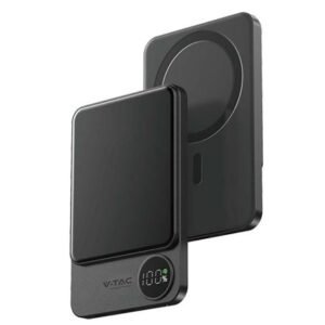 Power bank ultra slim 5000MAH wireless fast charging V-TAC SKU-7850