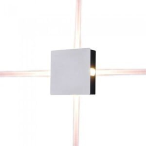 Lampa LED montaj perete 4W 4000K alb neutru IP65 – alb V-TAC SKU-8210