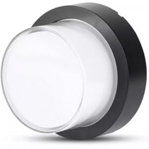 Lampa LED 12W IP65 3000K alb cald – negru V-TAC SKU-8541