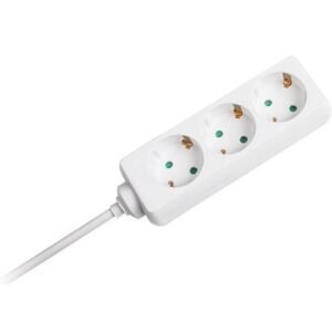 Prelungitor 3 cai 1.5M(3G1.5MM2) alb V-TAC SKU-8754