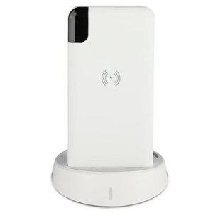 Power bank 8000MAH incarcare wireless – alb V-TAC SKU-8861