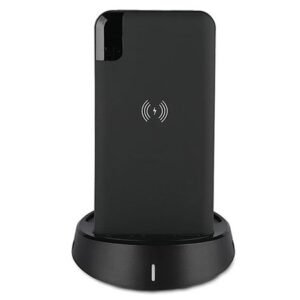 Power bank 8000MAH incarcare wireless model stand – negru V-TAC SKU-8863