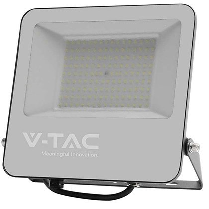 Reflector Led (proiector) SMD 100W 6500k Ip65 Cip Samsung – Negru/gri V-TAC 9895