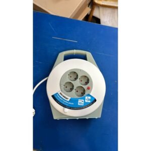 Prelungitor tambur plastic 4P 10m, 3x1mm2 Strohm SM-HJR-2-10