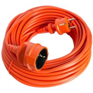 Prelungitor fisa-cupla 20m, 3x1mm2, portocaliu Strohm SM-PFS-20M