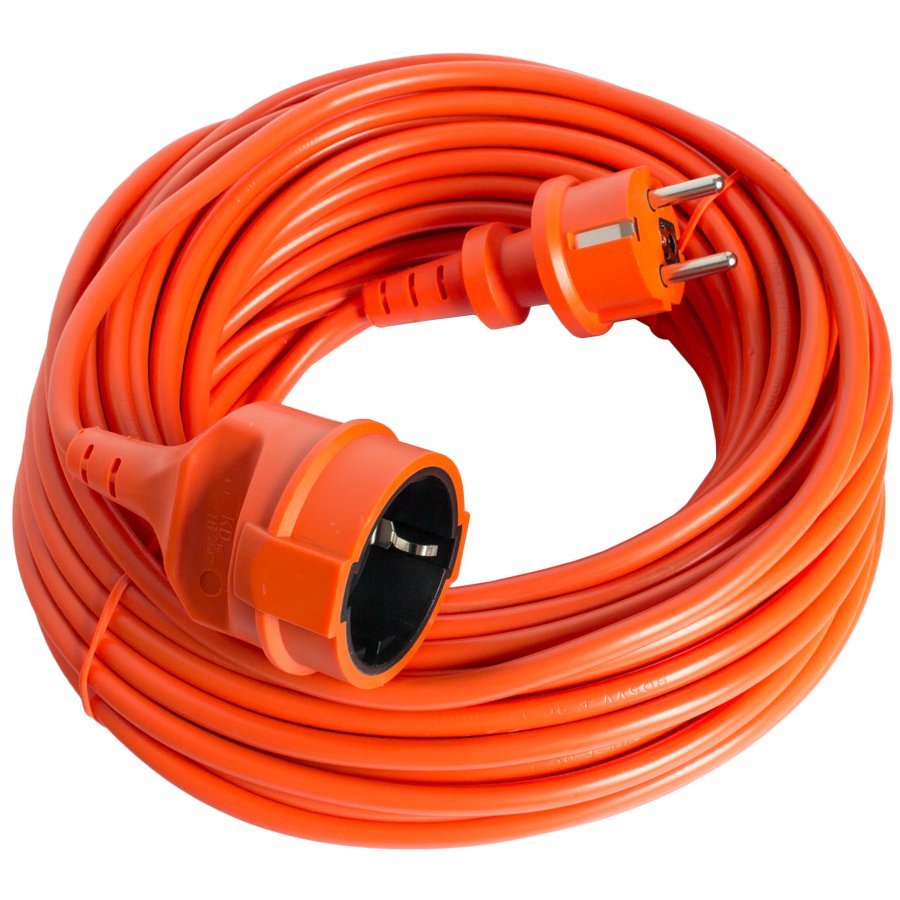 Prelungitor fisa-cupla 20m, 3×1.5mm2, portocaliu Strohm SM-PR-20 / 5948833102797