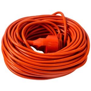 Prelungitor fisa-cupla 30m, 3×1.5mm2, portocaliu Strohm SM-PR-30