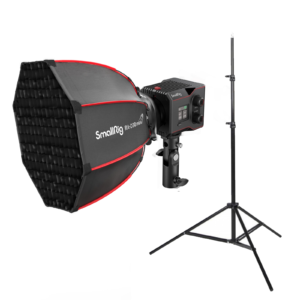SmallRig RC 60B LED 65W Bi-Color 2700K-6500K cu baterie, softbox si stativ – Default Title
