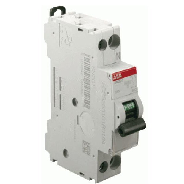 Siguranta automata 1P+N 6A ABB SN201L-C6 / 2CSS245101R0064