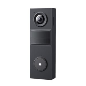 Sonerie video smart WiFi TP-Link TAPO D205, 3 MP, 2.4 mm, IR 8 m, microfon si difuzor, slot card, aparent, detectie miscare, PIR, acumulator 5200 mAh, vizualizare de pe telefon