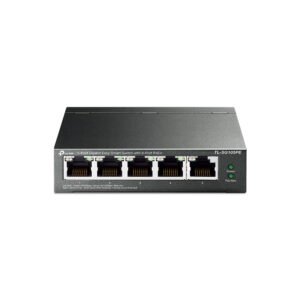 Switch 5 porturi Gigabit TP-Link TL-SG105PE, 10/100/1000 Mbps, PoE, fara management