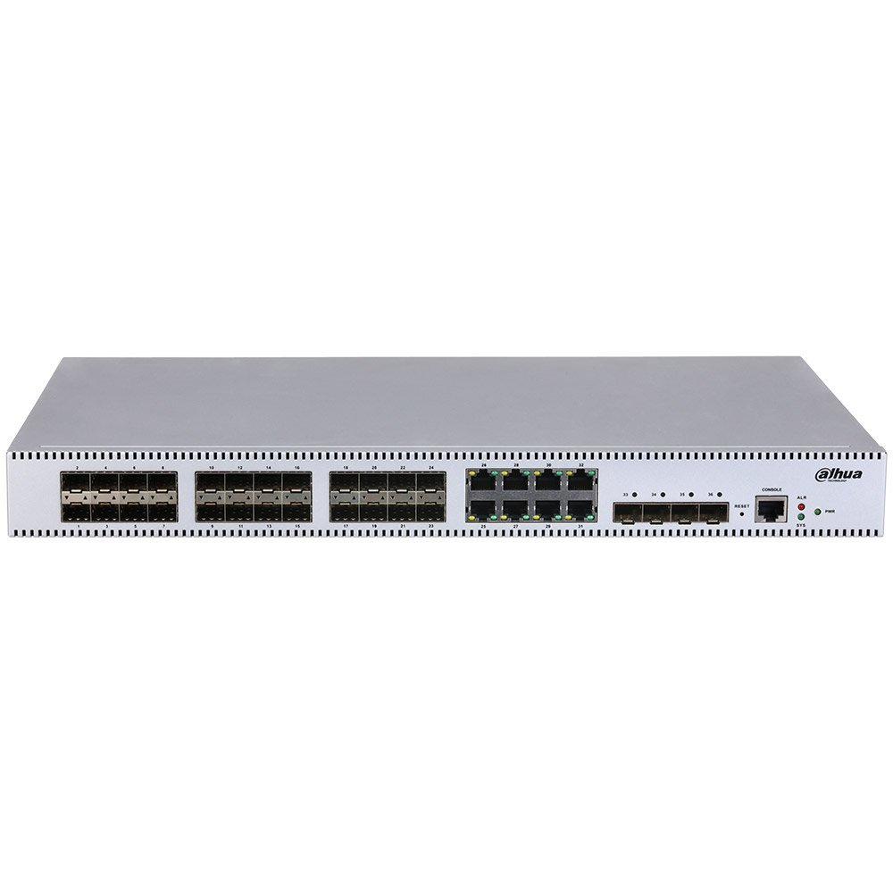 Switch cu 36 porturi Dahua SG5036FX, MAC 32K, 144 Gbps, cu management