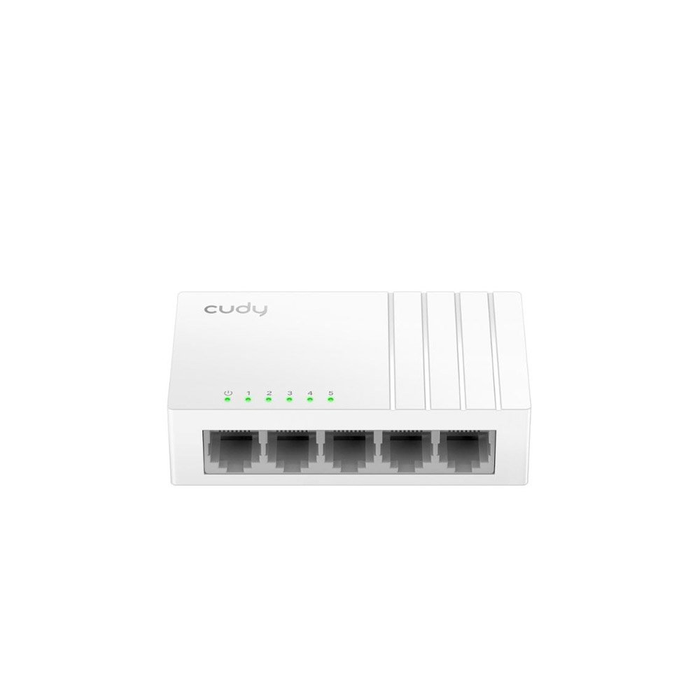 Switch cu 5 porturi Gigabit Cudy SWITCH-GS105U-CDY, 10 Gbps, 7.44 Mpps, 2048 MAC, fara management
