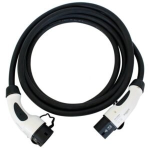 Cablu de incarcare pentru masini electrice de la 62196-2 (Type 2) la 62196-2 (Type 2), 11kW, 16A/380V Ampevo T22-3/16N, negru