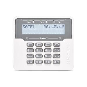 Tastatura LCD wireless cu cititor de proximitate Satel Versa VERSA-KWRL2, RF 800 m, 16 butoane, tamper