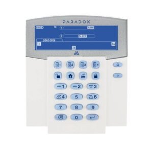 Tastatura LCD wireless Paradox K38M, 32 zone, 2 partitii