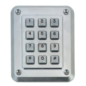 Tastatura LED antivandal UTC ATS1155, intrare/iesire, IP67, otel