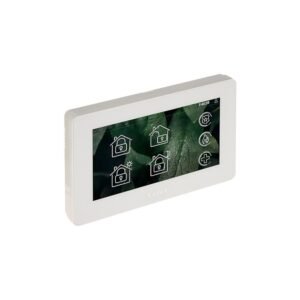 Tastatura touch screen Satel Integra INT-TSH2-W, 7 inch, MACRO, difuzor, slot card, alba