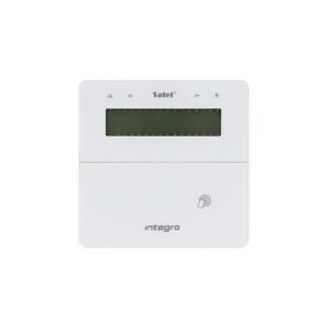 Tastatura wireless Satel Integra INT-KWRL2-W, LCD, EM 125 Khz, compatibila centrale control Integra si Integra Plus, alba