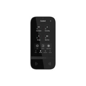 Tastatura tactila wireless Ajax KEYPAD TOUCHSCREEN BL, 13.56 Mhz, Bluetooth, 200 utilizatori
