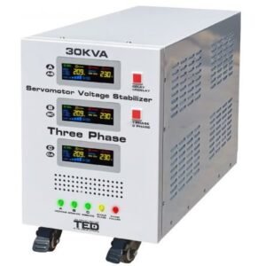 Stabilizator de retea trifazat TED000156, maxim 30KVA-SVC cu servomotor 380V, 24KW