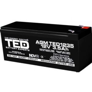 Acumulator AGM VRLA 12V 3,5Ah TED Battery Expert Holland TED003133 TED1235