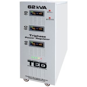 Stabilizator retea 380V maxim 62KVA TED cu servomotor trifazat TED60K3SVC TED000217, 48KW