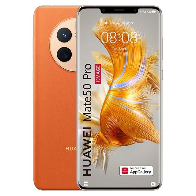 Telefon Huawei Mate 50 Pro 512GB, Orange