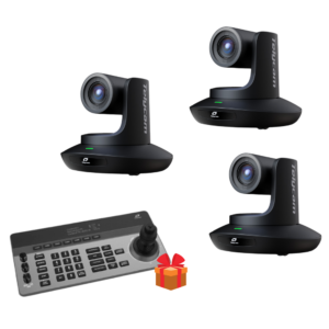 Telycam PTZ Full HD Zoom 20X NDI/SDI set 3 cu controller Cadou – Default Title