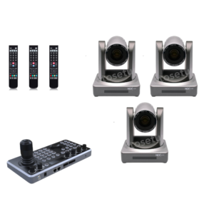 Minrray UV510E7 NDI Camera PTZ Full HD Zoom 20X NDI SDI HDMI set 3 cu controller Cadou – Default Title