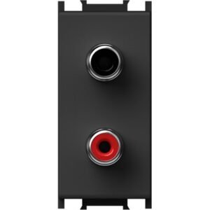 Modul Priza audio 2P RCA 1M ne, TEM Modul TEM-KM22SB-B