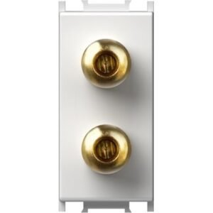 Modul Priza audio 1M alb, TEM Modul TEM-KM23PW-U