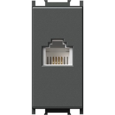 Modul priza TEL KSRJ11 6/4 1M AT, TEM Modul TEM-KM36AT-U