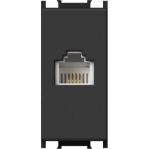 Modul Priza telef cat3 1m neg, TEM Modul TEM-KM36SB-B