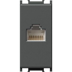 Modul Priza date cat.5 RJ45 1M Antracit, TEM Modul TEM-KM37AT-U