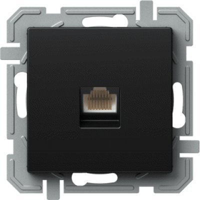 PRIZA DATE CAT5E KS RJ45 8/8, NEGRU, TEM Modul TEM-KQ37BKXO-U