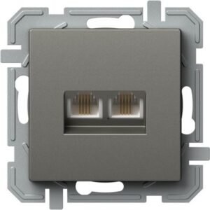 Logiq Priza Dubla Telefon 1P KS RJ11 Titan, TEM Modul TEM-KQ38TIXO-U
