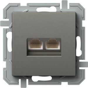 Logiq Priza Date Dubla 1P RJ45 CAT5e Titan, TEM Modul TEM-KQ39TIXO-U