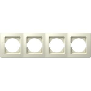 Ekonomik Rama 4P IP20 Crem, TEM Modul TEM-OE40IW-U