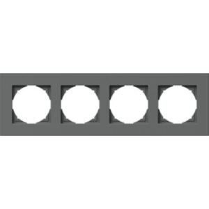 Logiq Flat Rama 4P Antracit, TEM Modul TEM-OF40AT-U