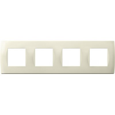 Modul Soft Rama 4x2M IP20 Crem, TEM Modul TEM-OS28IW-U