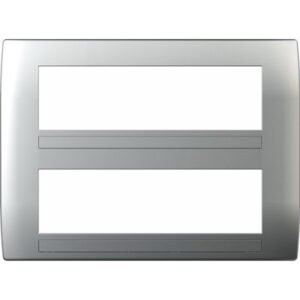 Modul Soft Rama 2x7M IP20 Argintiu, TEM Modul TEM-OS72ES-U
